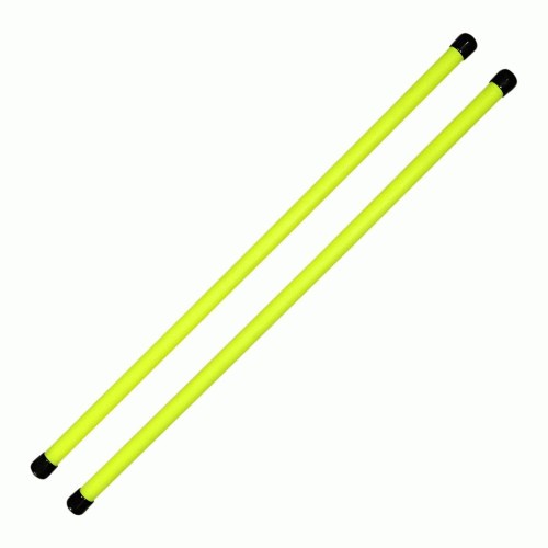 Juggle Dream UV Glass Fibre Handsticks - Yellow