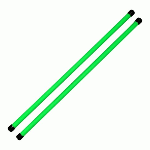 Juggle Dream UV Glass Fibre Handsticks - Green