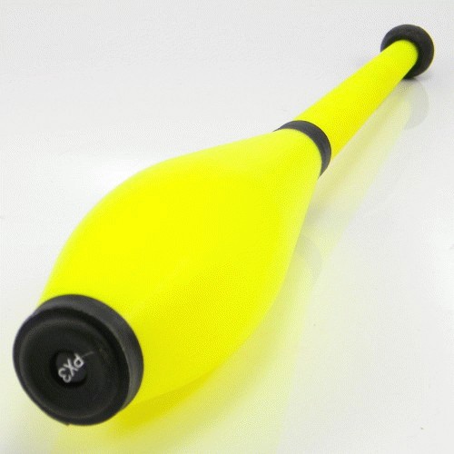 Single PX3 Flouro Pirouette Juggling Club - yellow
