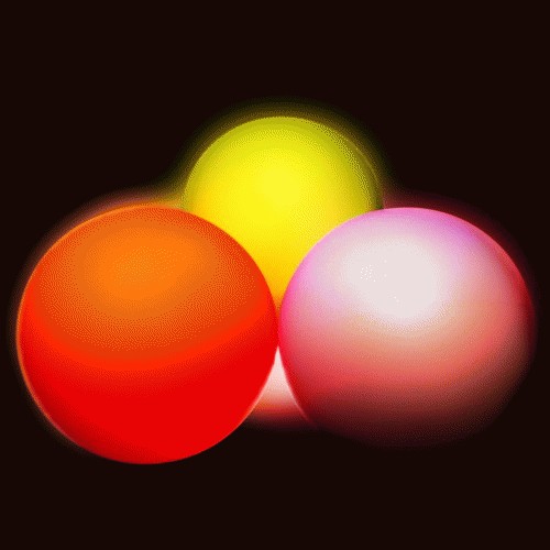 Juggle Light LED Contact Ball - Red