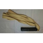 Fire flogger - 4 x 25mm double-sided kevlar falls - PU leather grip