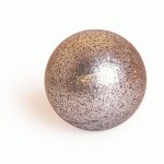 MB stage contact juggling glitter ball - 80mm silver