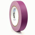 23m meter roll of 24mm hula hoop Pro Gaff tape - Purple