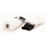 Fire Staff / Stick Bag fluffy head covers White