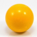 Rigid contact Juggling ball 70mm 150g Yellow