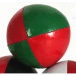 Juggling Ball - Single basic thud 110g red green