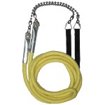 Jumbo 3 person fire skipping jump rope 3.6m