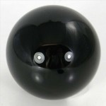 Black Acrylic contact Juggling ball 75mm 220g