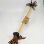 Devil Stick - LunaStix Flower Sticks practice w/grips Yellow