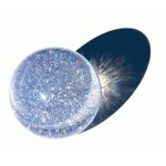 Acrylic Glitter contact Juggling ball 75mm 280g