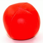 Large Juggling Ball - SINGLE UV 180g smoothie - Red
