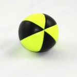 Juggling Balls - SINGLE Pro UV star juggling ball - yellow