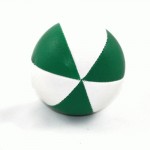 Juggling Balls - SINGLE Pro star juggling ball green white