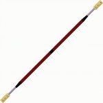 Contact Fire Staff  140cm  100mm Kevlar   90cm Red 