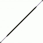 Practice Staff Chrome 150cm With   And 100cm Black Grip