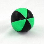 Juggling Balls - SINGLE Pro UV star juggling ball - green