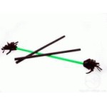Devil Stick - Kid LunaStix Flower Sticks w/grips Green Purple
