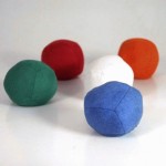 Advanced Juggling Ball - Single ugly thud 90g blue