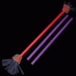 Devil Stick - Kid LunaStix Flower Sticks w/grips Red Pur